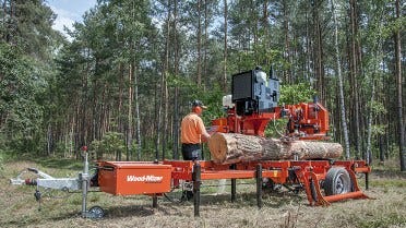 Mobile Sawmilling in Scotland